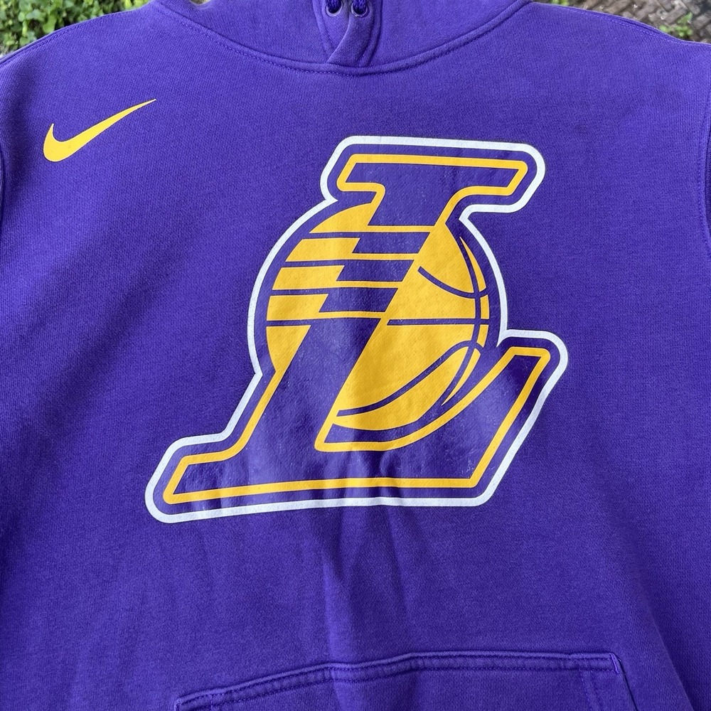 Nike LA Lakers Pullover‎ Hoodie / NBA Basketball / Sportswear/Large/Purple - Picture 2 of 5